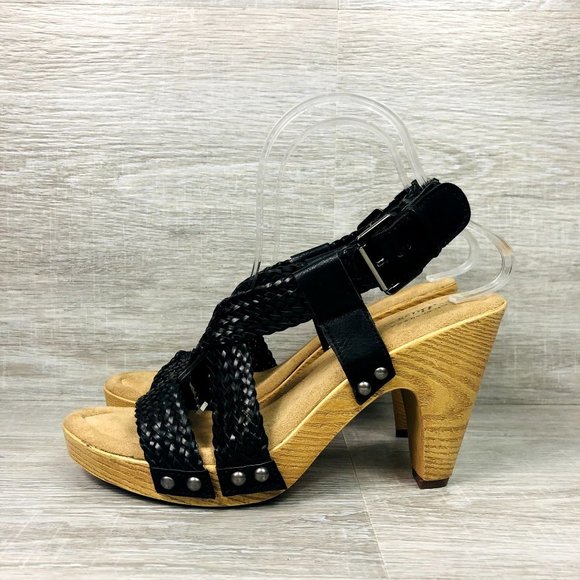 Women's G.H Bass & Co Sadie Vegan Leather Sandals - Size 8M - Picture 5 of 9